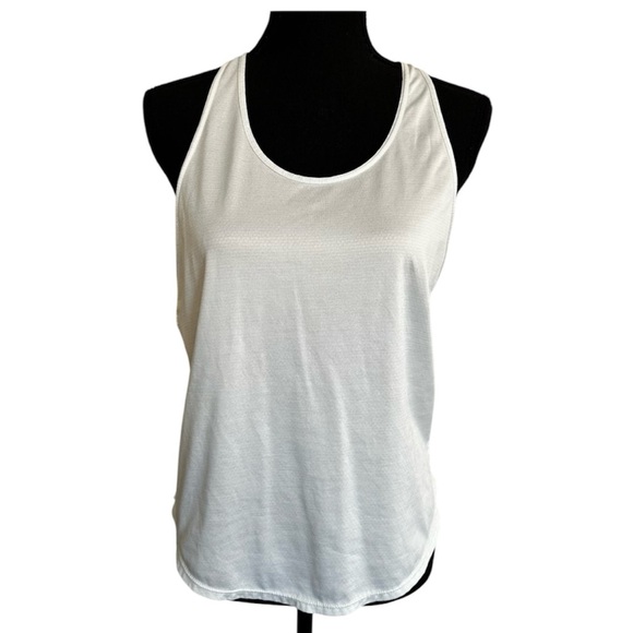 Under Armour small white racer twist back tank athletic wear - Picture 1 of 4